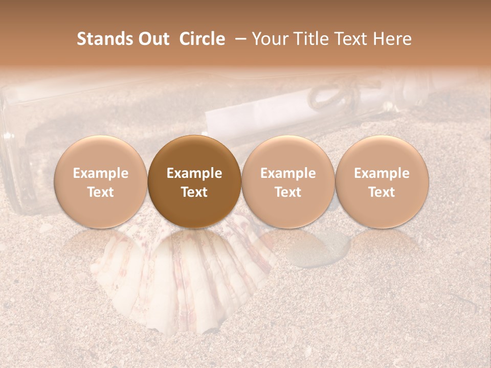 Bottle Survivor Note PowerPoint Template