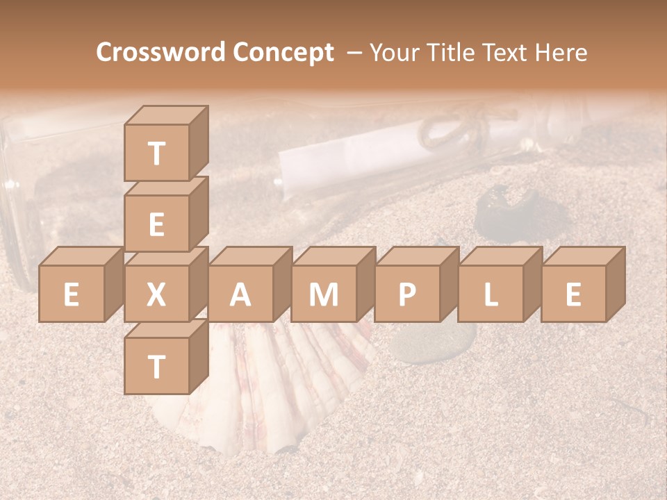 Bottle Survivor Note PowerPoint Template