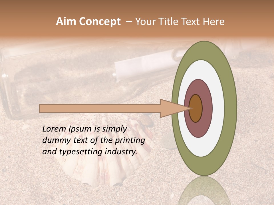 Bottle Survivor Note PowerPoint Template