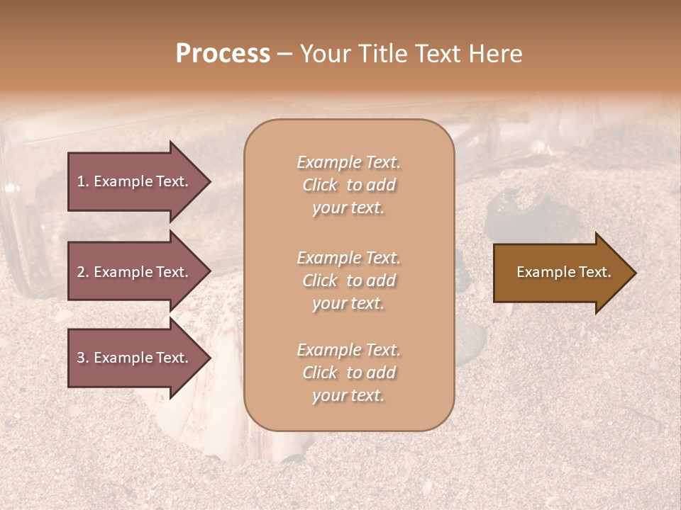 Bottle Survivor Note PowerPoint Template
