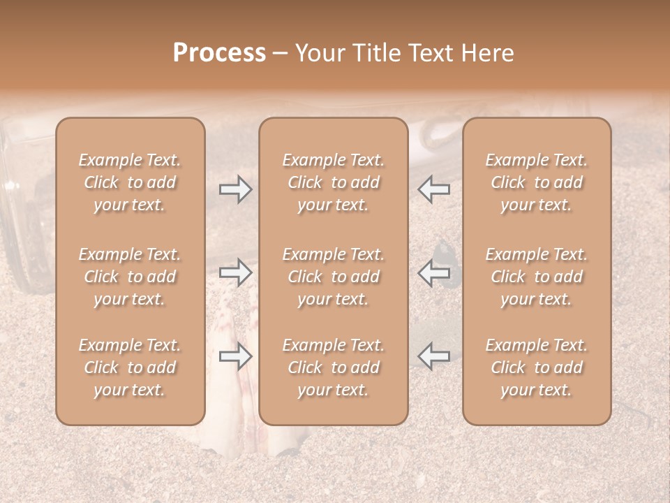 Bottle Survivor Note PowerPoint Template