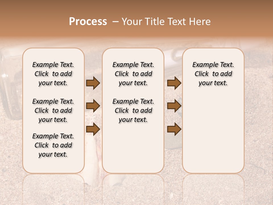 Bottle Survivor Note PowerPoint Template