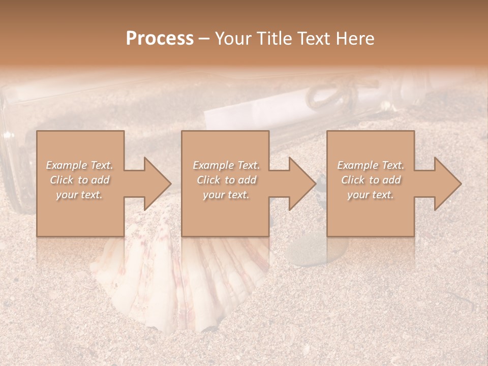 Bottle Survivor Note PowerPoint Template