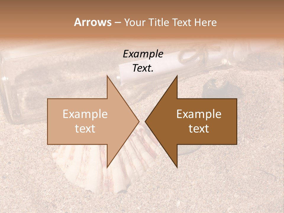 Bottle Survivor Note PowerPoint Template