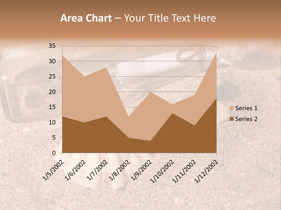 Bottle Survivor Note PowerPoint Template