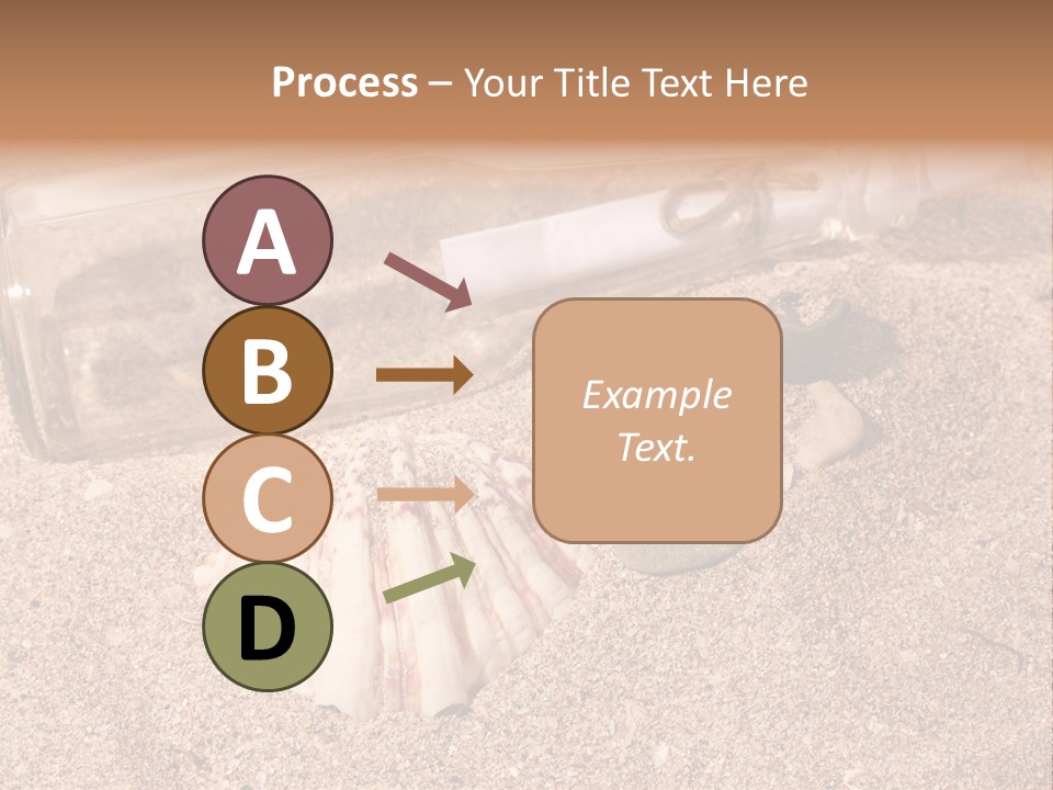 Bottle Survivor Note PowerPoint Template
