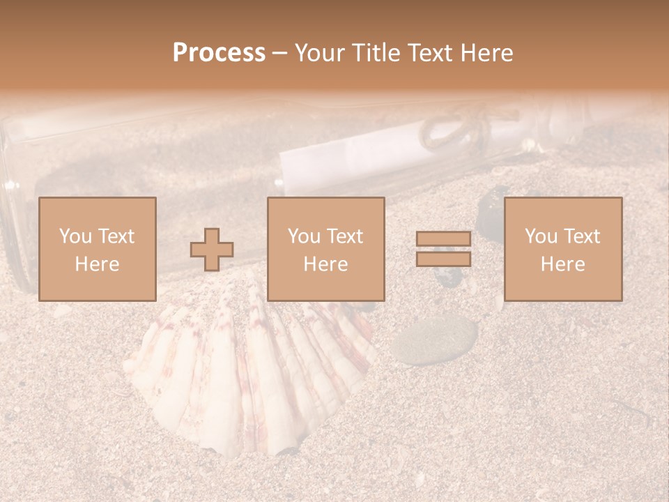 Bottle Survivor Note PowerPoint Template