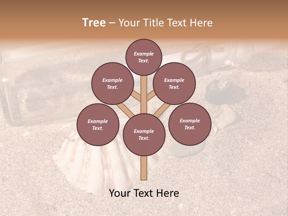 Bottle Survivor Note PowerPoint Template