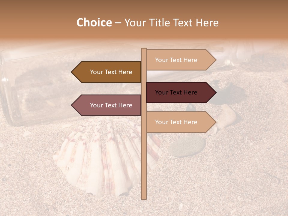 Bottle Survivor Note PowerPoint Template