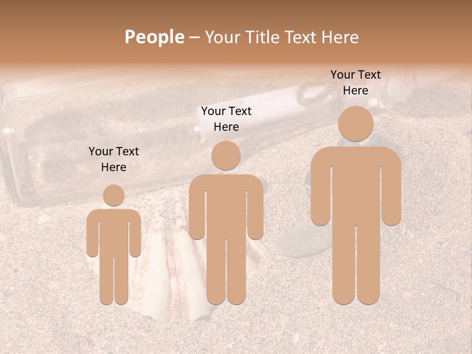 Bottle Survivor Note PowerPoint Template