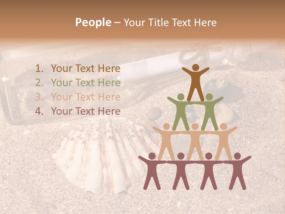 Bottle Survivor Note PowerPoint Template