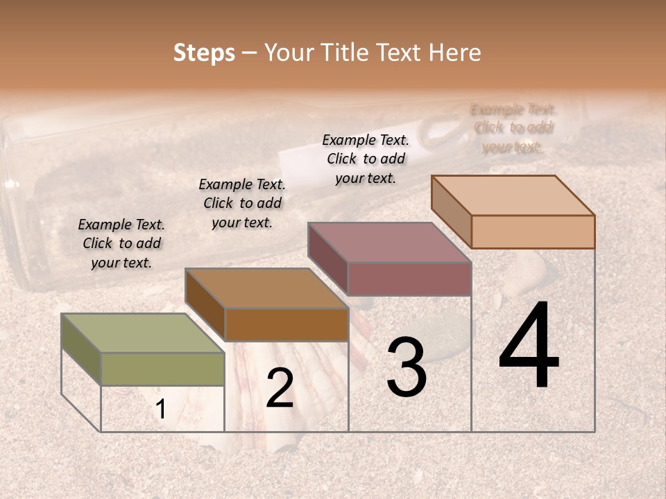 Bottle Survivor Note PowerPoint Template