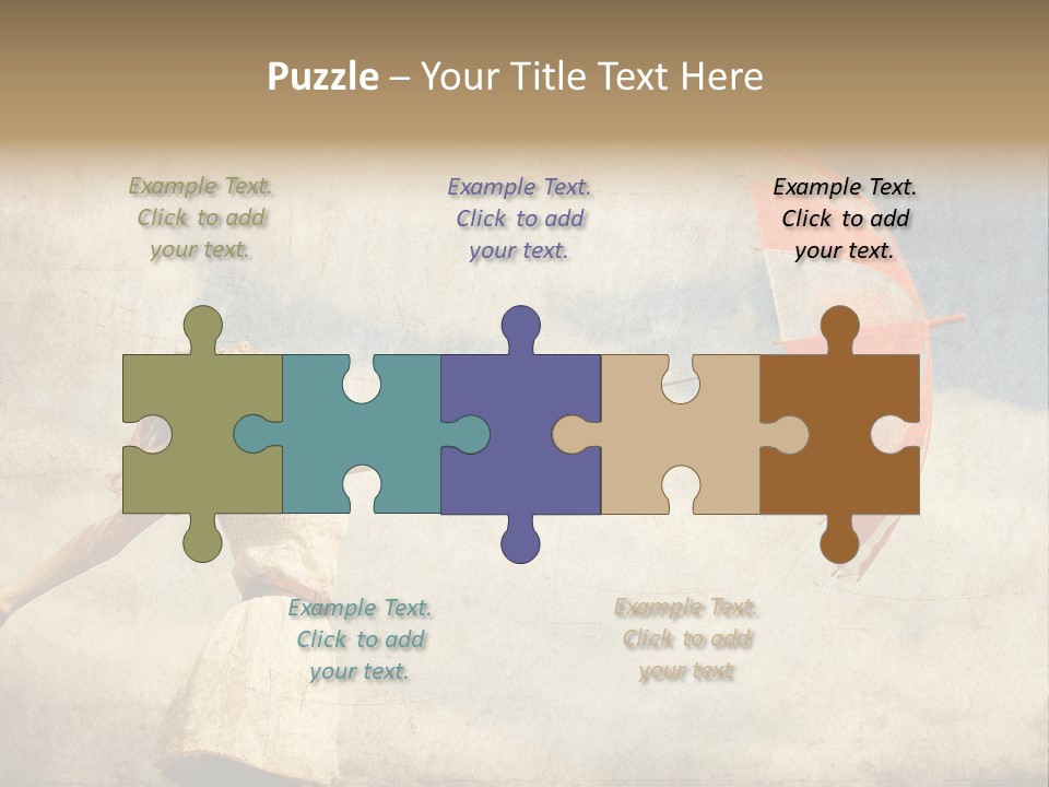 Red Haired Vogue  PowerPoint Template