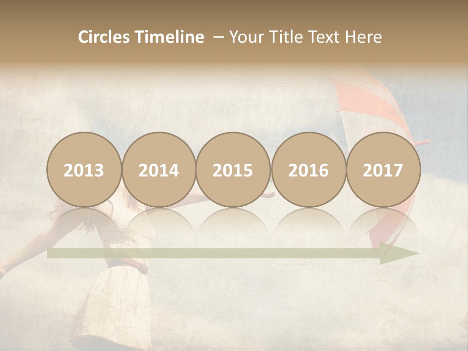 Red Haired Vogue  PowerPoint Template