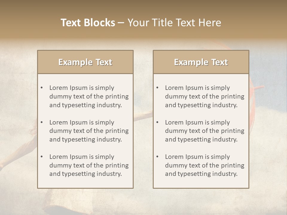 Red Haired Vogue  PowerPoint Template