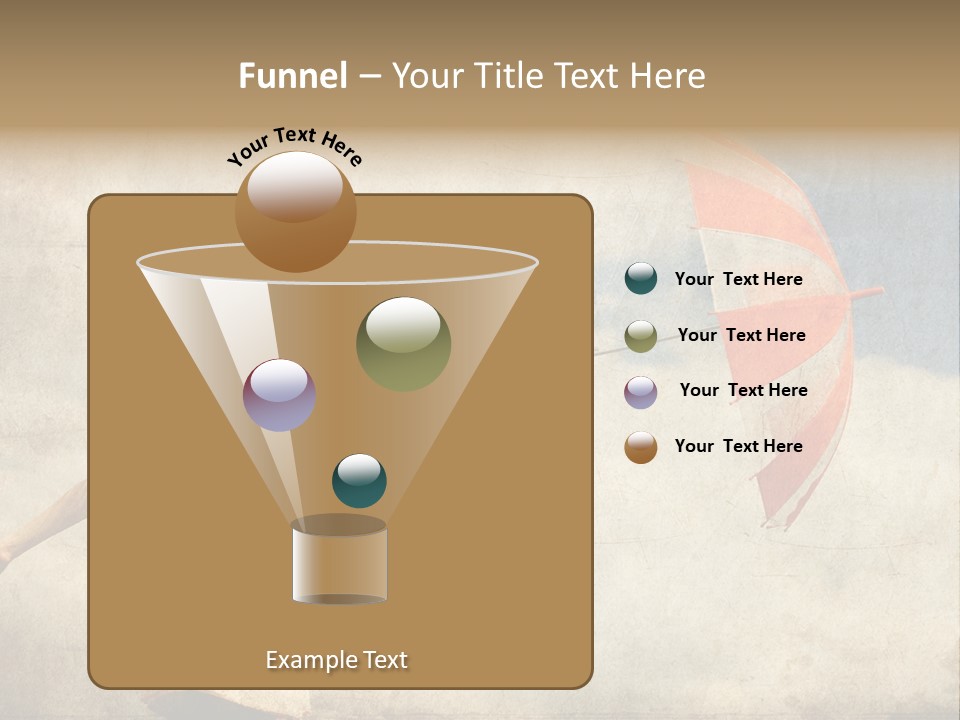 Red Haired Vogue  PowerPoint Template