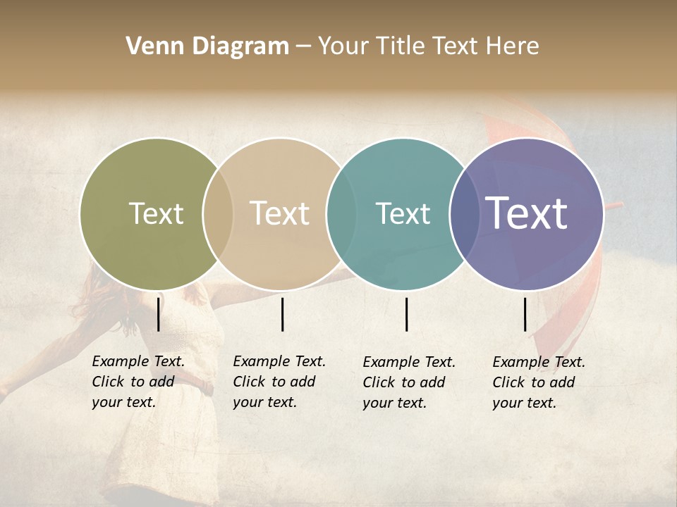 Red Haired Vogue  PowerPoint Template