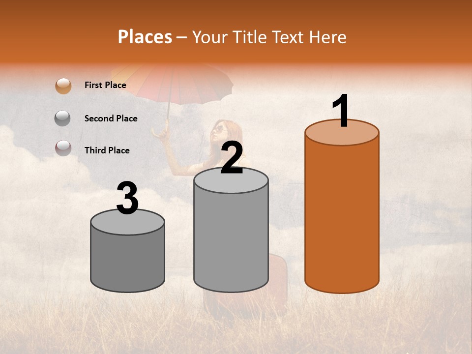 Sky Harvest Red PowerPoint Template