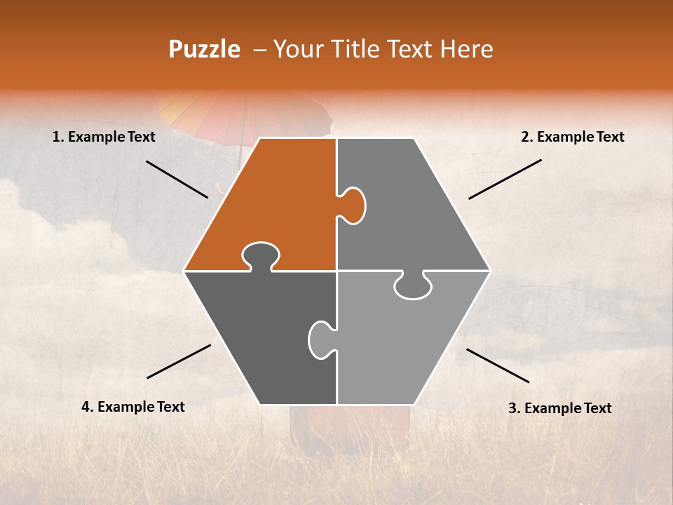 Sky Harvest Red PowerPoint Template