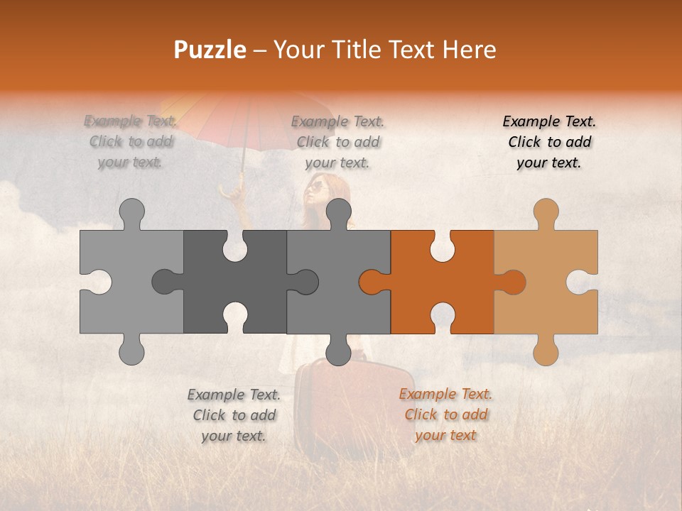 Sky Harvest Red PowerPoint Template