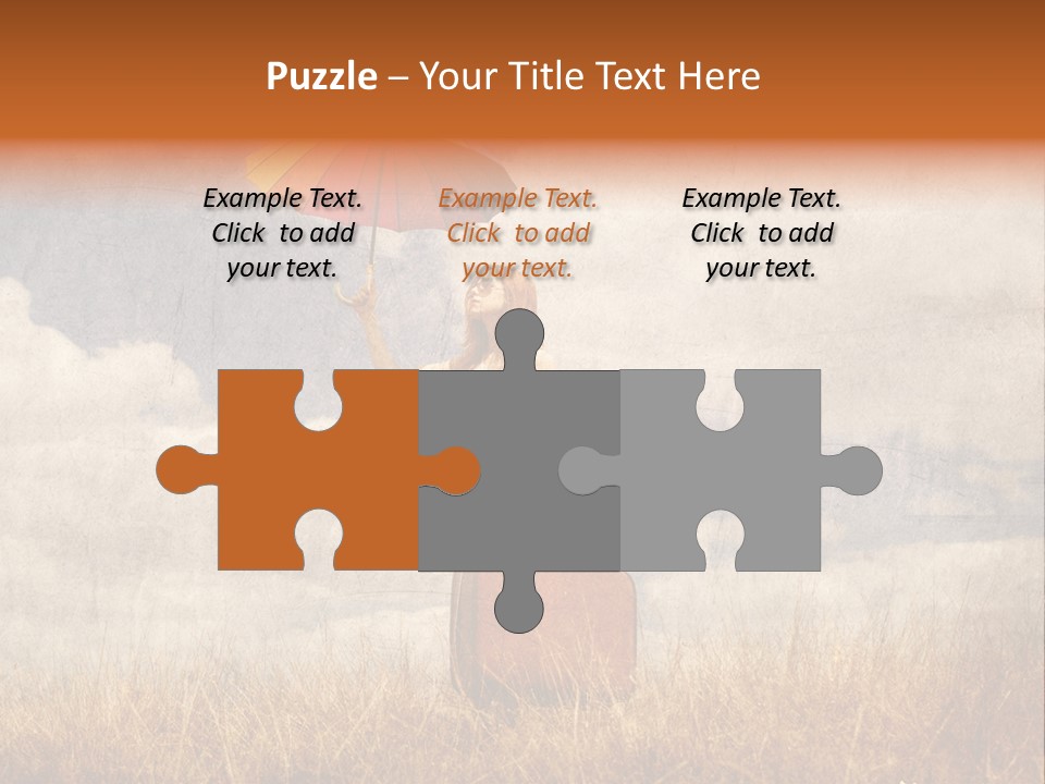 Sky Harvest Red PowerPoint Template