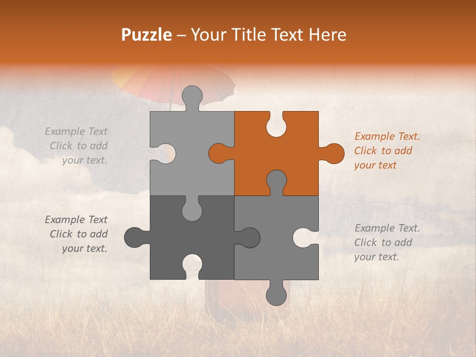Sky Harvest Red PowerPoint Template
