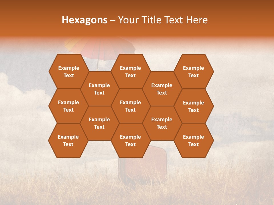 Sky Harvest Red PowerPoint Template