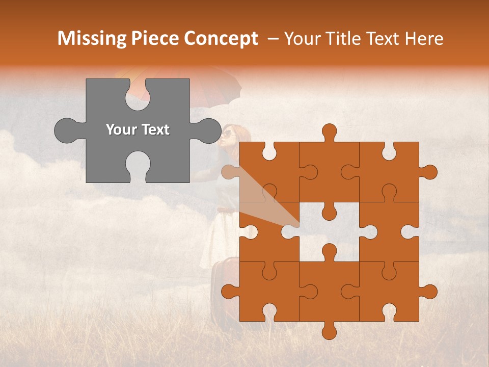 Sky Harvest Red PowerPoint Template