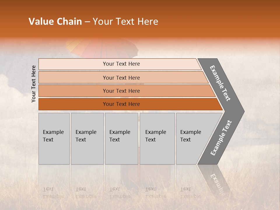 Sky Harvest Red PowerPoint Template