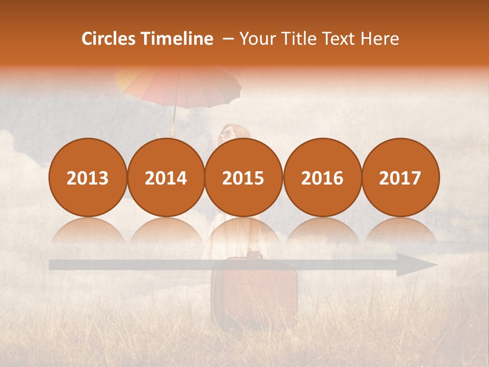 Sky Harvest Red PowerPoint Template