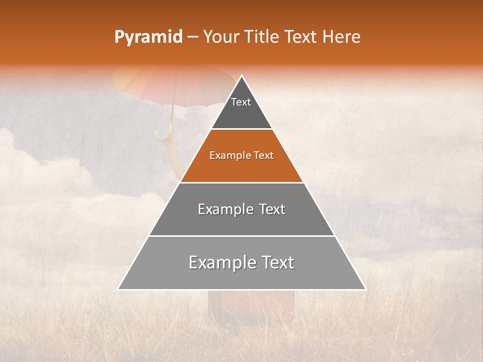 Sky Harvest Red PowerPoint Template