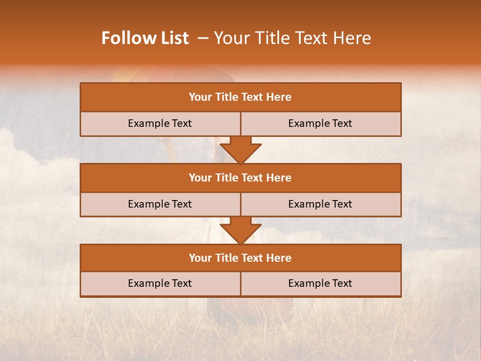 Sky Harvest Red PowerPoint Template