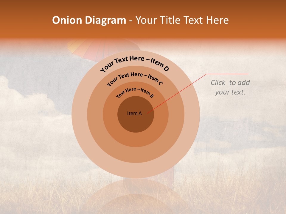 Sky Harvest Red PowerPoint Template