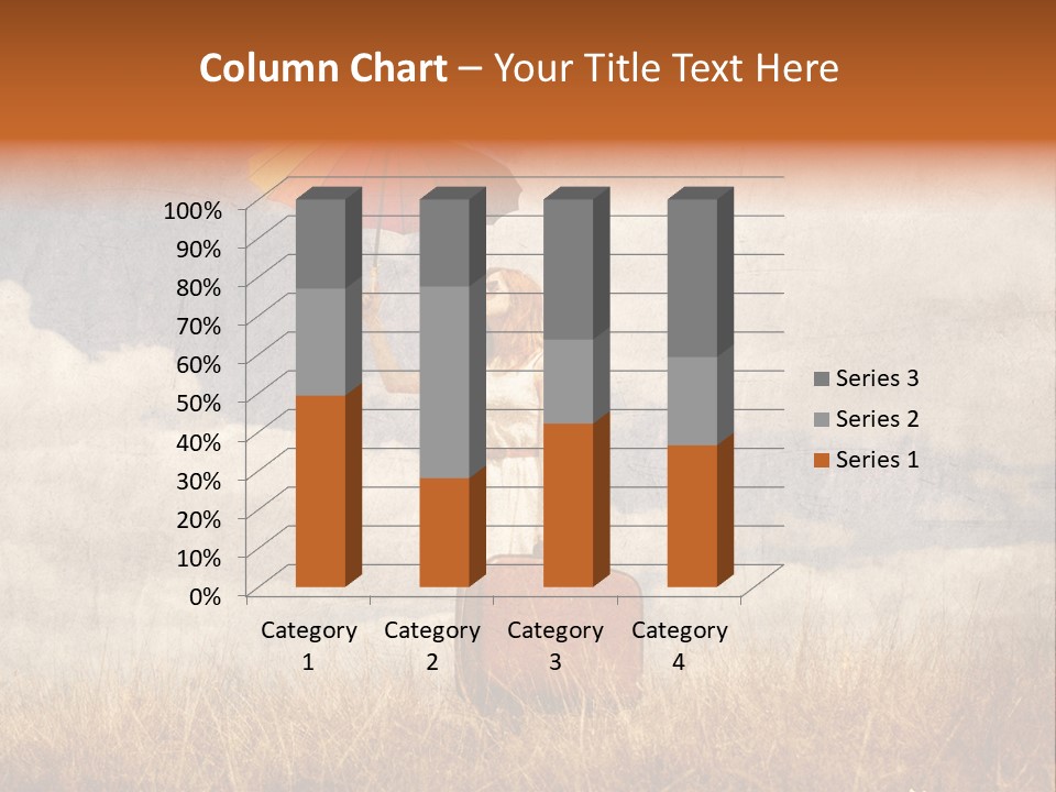 Sky Harvest Red PowerPoint Template