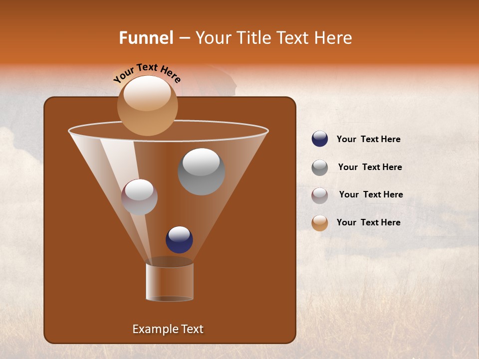 Sky Harvest Red PowerPoint Template