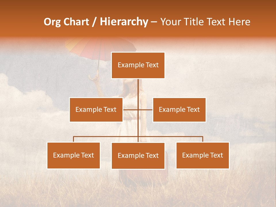 Sky Harvest Red PowerPoint Template