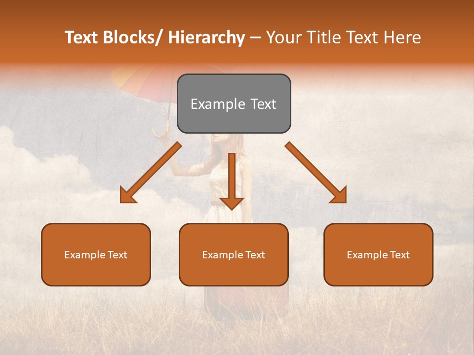 Sky Harvest Red PowerPoint Template