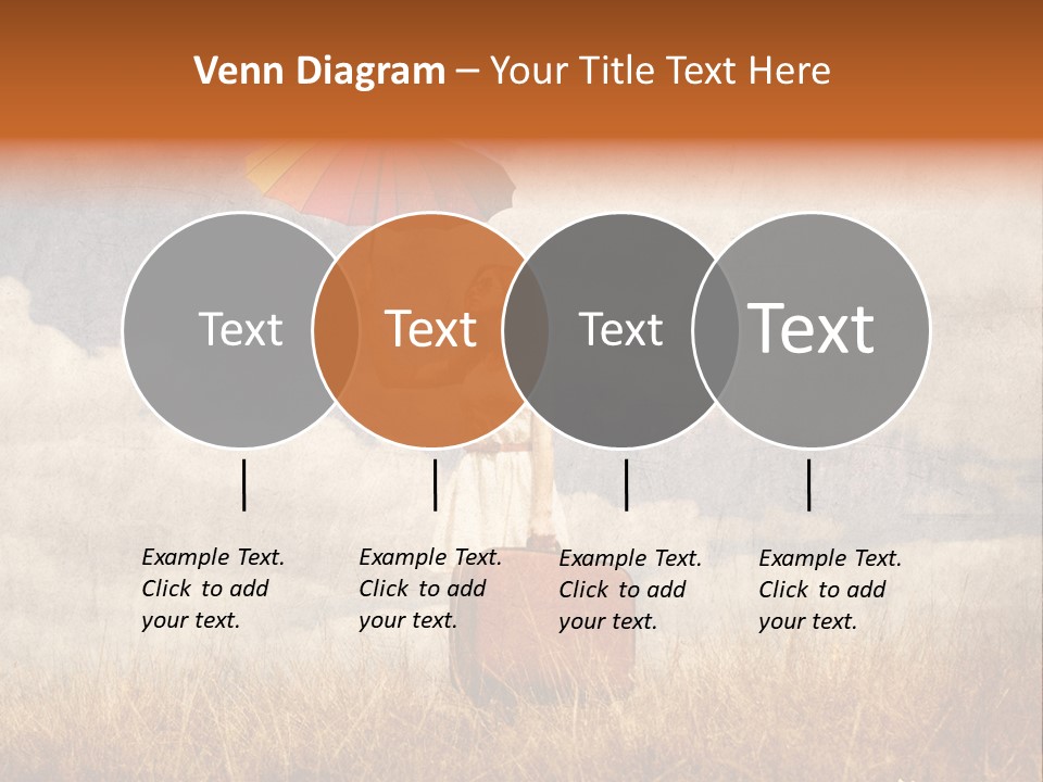 Sky Harvest Red PowerPoint Template