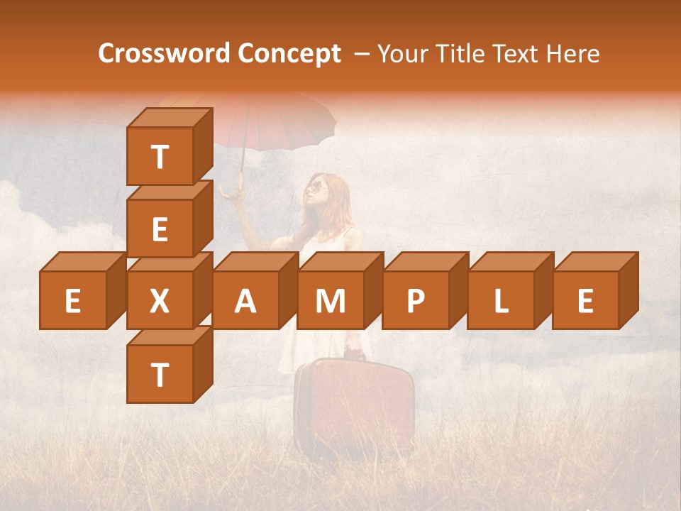 Sky Harvest Red PowerPoint Template
