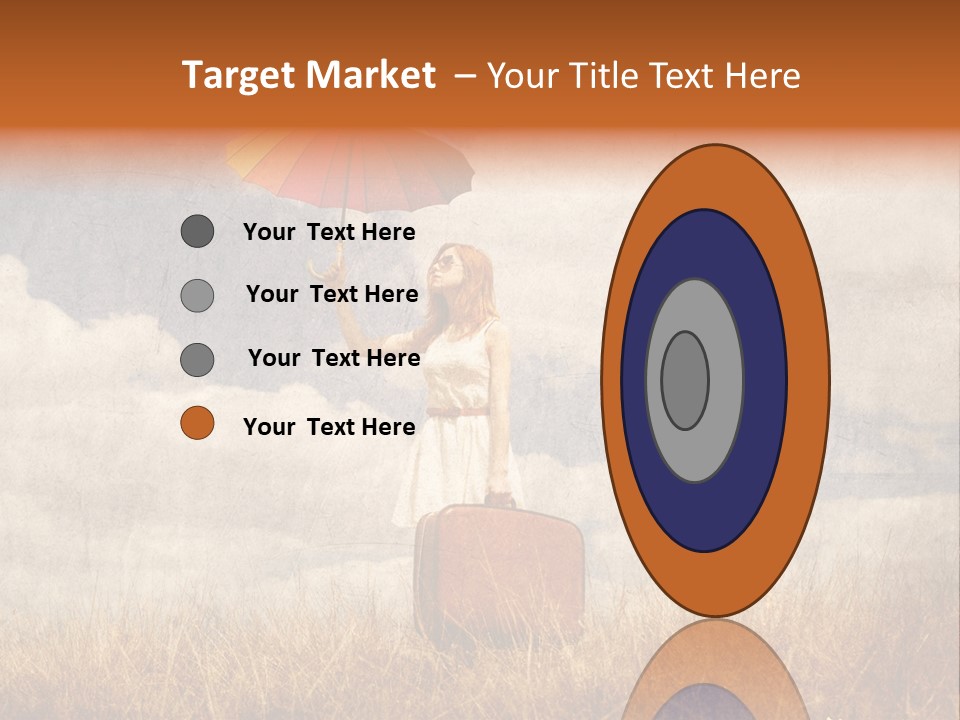 Sky Harvest Red PowerPoint Template