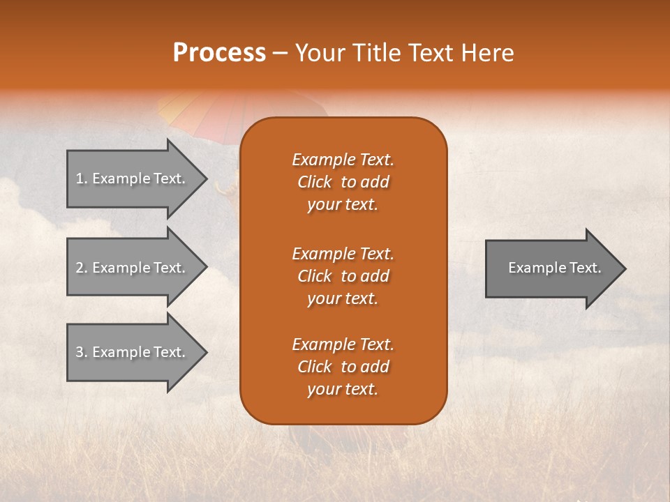 Sky Harvest Red PowerPoint Template