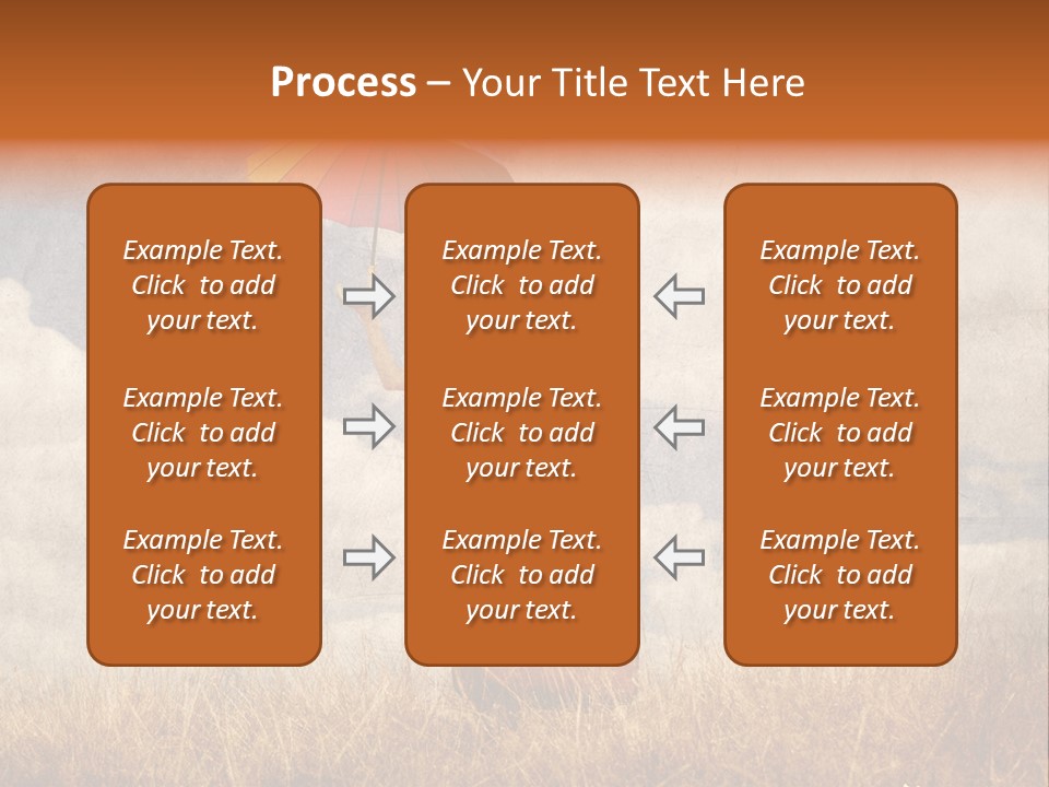 Sky Harvest Red PowerPoint Template