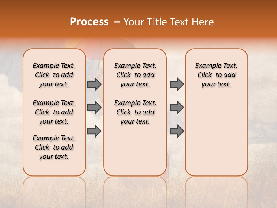 Sky Harvest Red PowerPoint Template