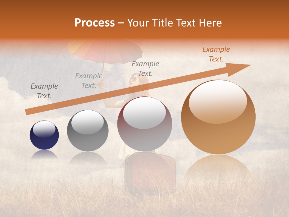 Sky Harvest Red PowerPoint Template