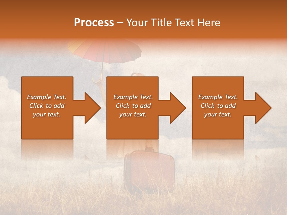 Sky Harvest Red PowerPoint Template