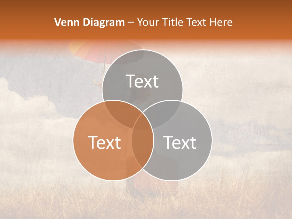 Sky Harvest Red PowerPoint Template