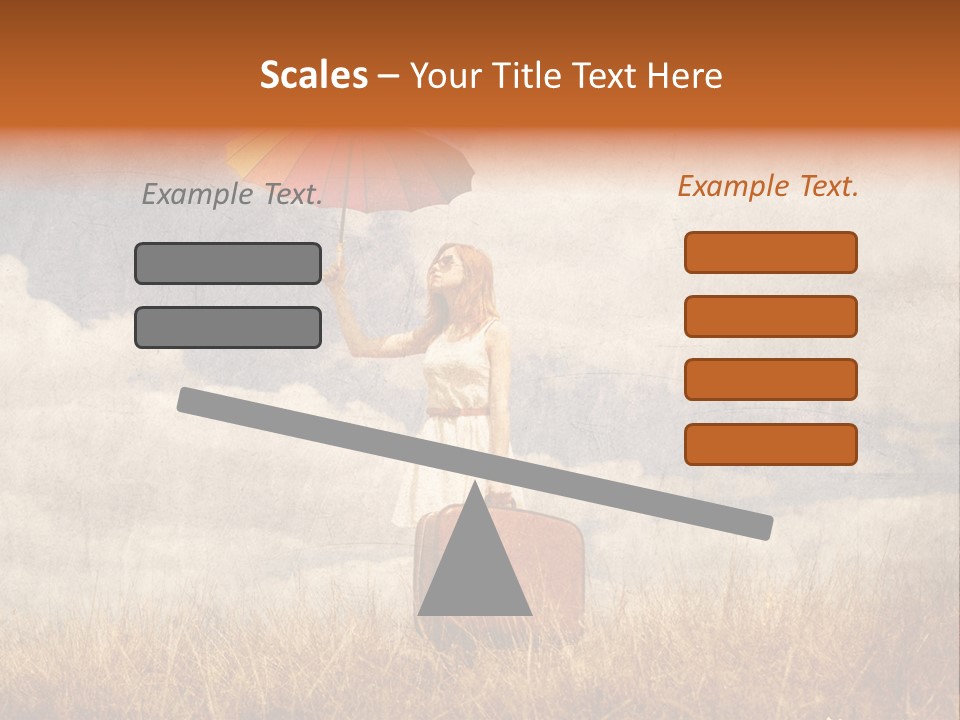Sky Harvest Red PowerPoint Template