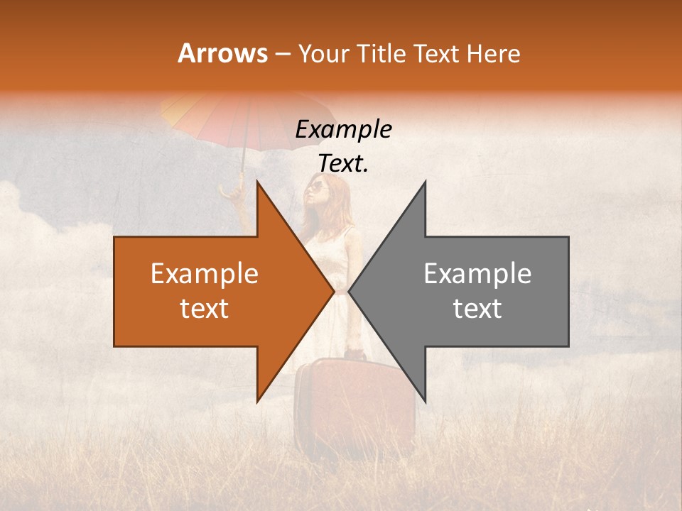 Sky Harvest Red PowerPoint Template