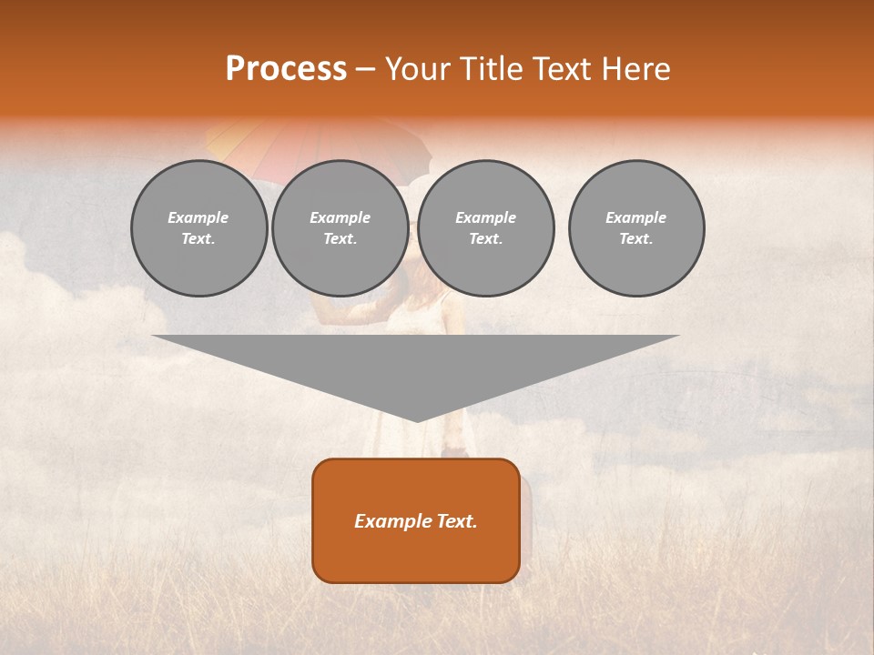 Sky Harvest Red PowerPoint Template