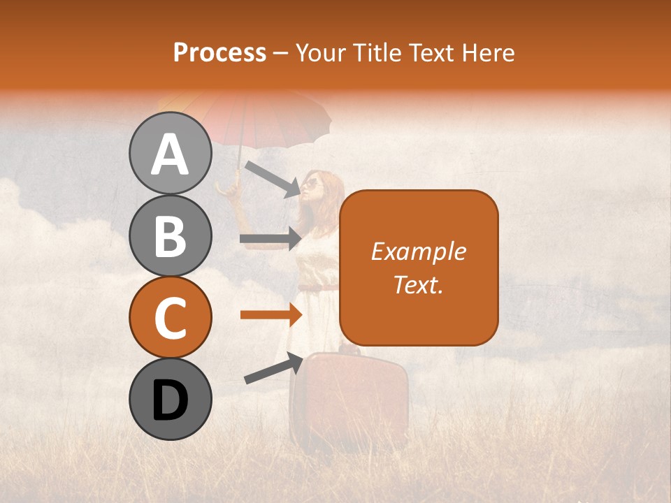 Sky Harvest Red PowerPoint Template